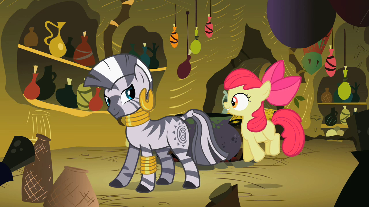 Image - Zecora And Apple Bloom S2E6.png  My Little Pony 