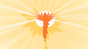 Princesa Celestia levantando o sol T1E23