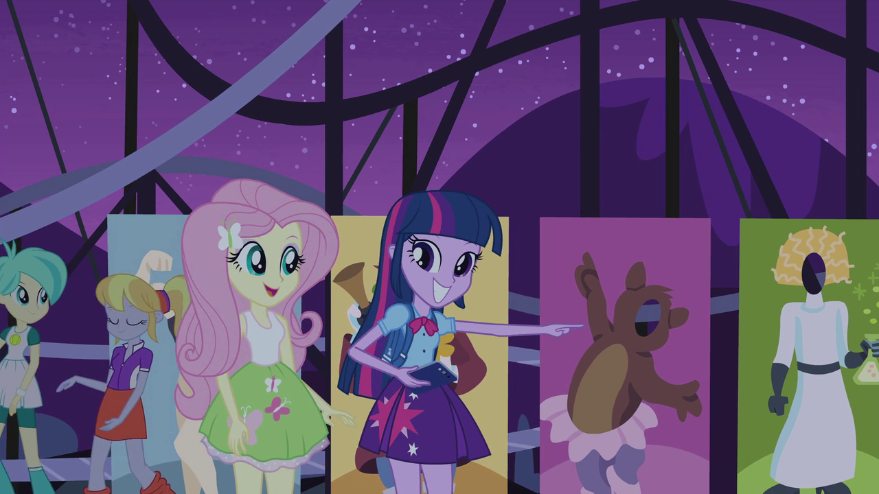 Image Twilight and Fluttershy at the carnival EG2 png My Little