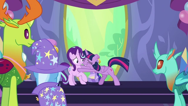 Image - Twilight hugging Starlight in relief S7E1.png | My Little Pony