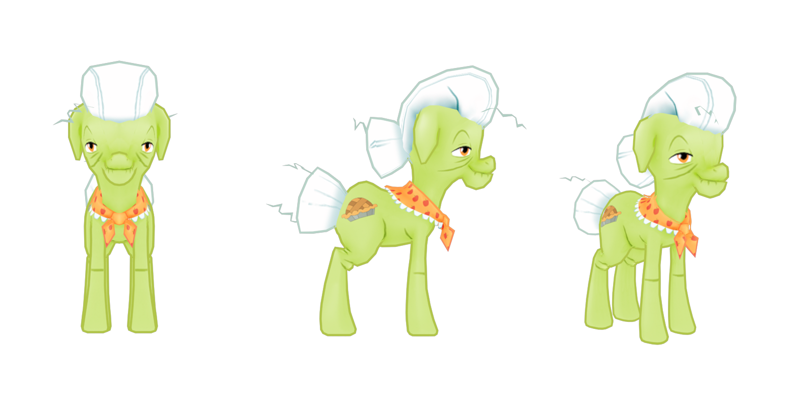 granny smith mlp 3d model granny smith mlp 3d model