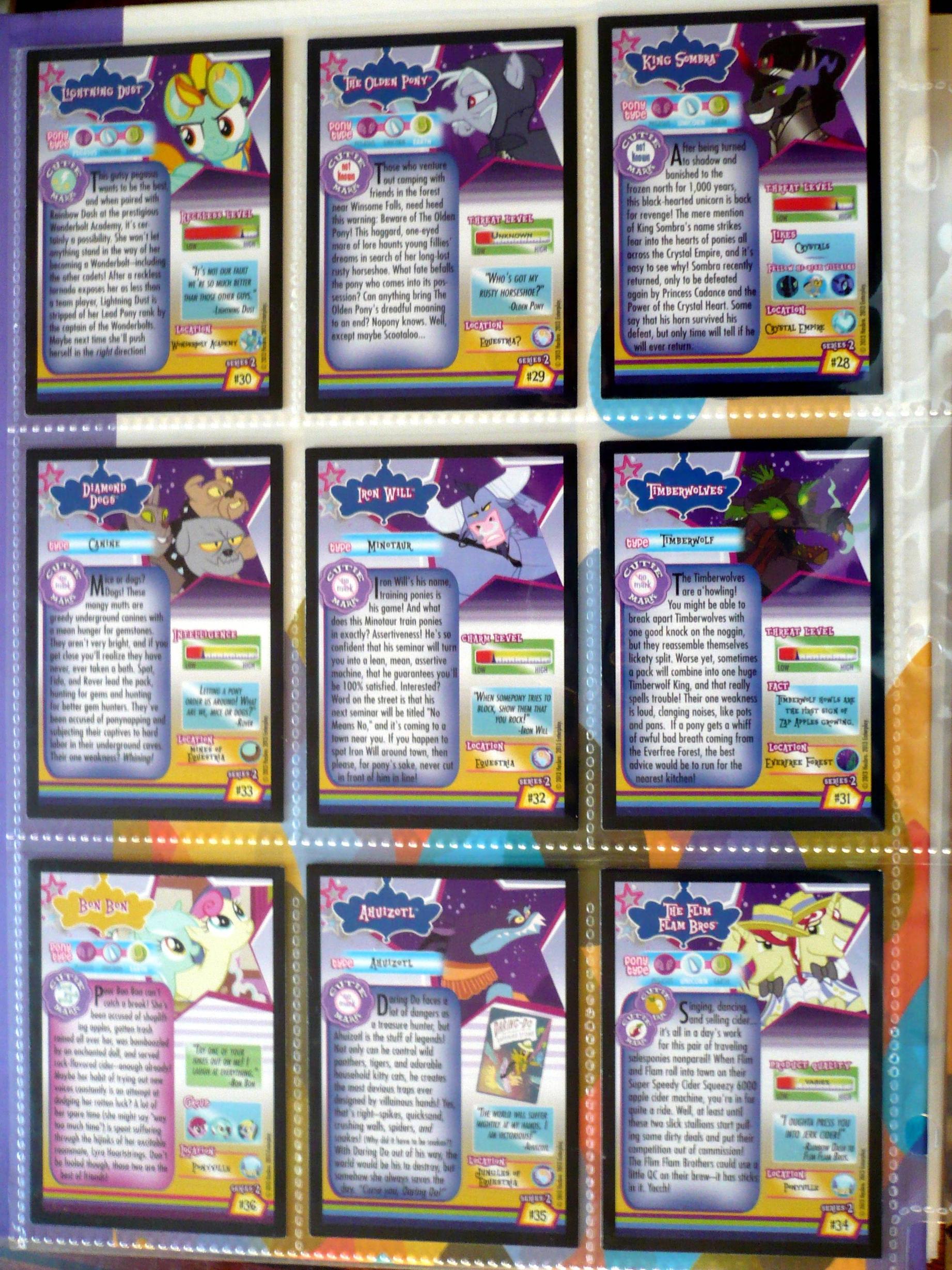 my little pony trading cards
