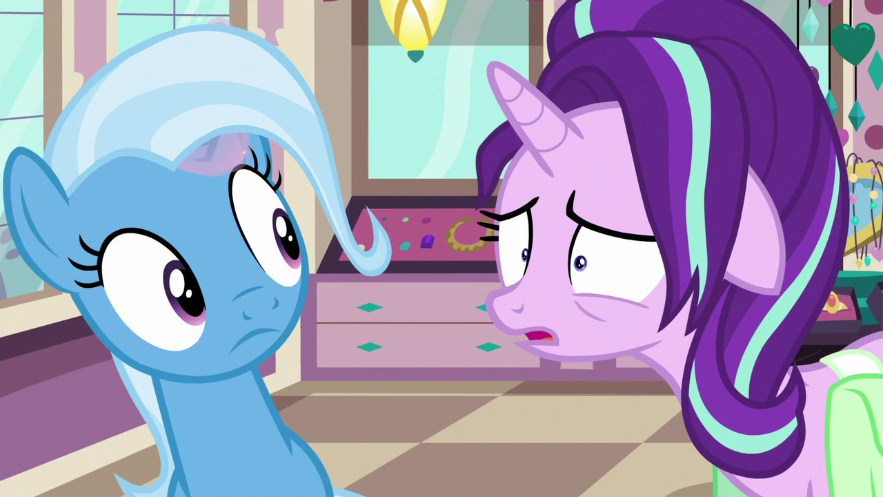 Image - Starlight Glimmer interrupting Trixie S7E2.png | My Little Pony
