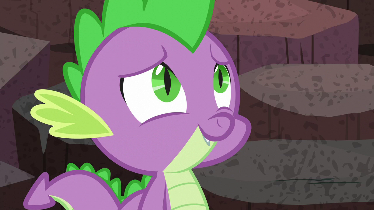 Image Spike smiling at his friends S6E5.png My Little Pony Friendship is Magic Wiki FANDOM Image Spike smiling at his friends S6E5.png My Little Pony Friendship is Magic Wiki FANDOM