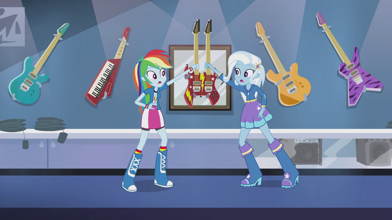 rainbow dash and trixie