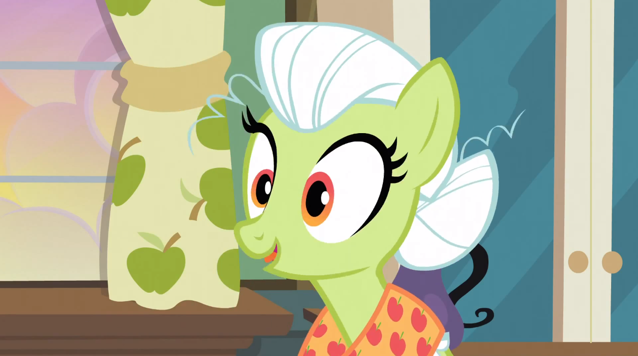 Image Granny Smith making herself look younger S3E8.png My Little Pony Friendship is Magic