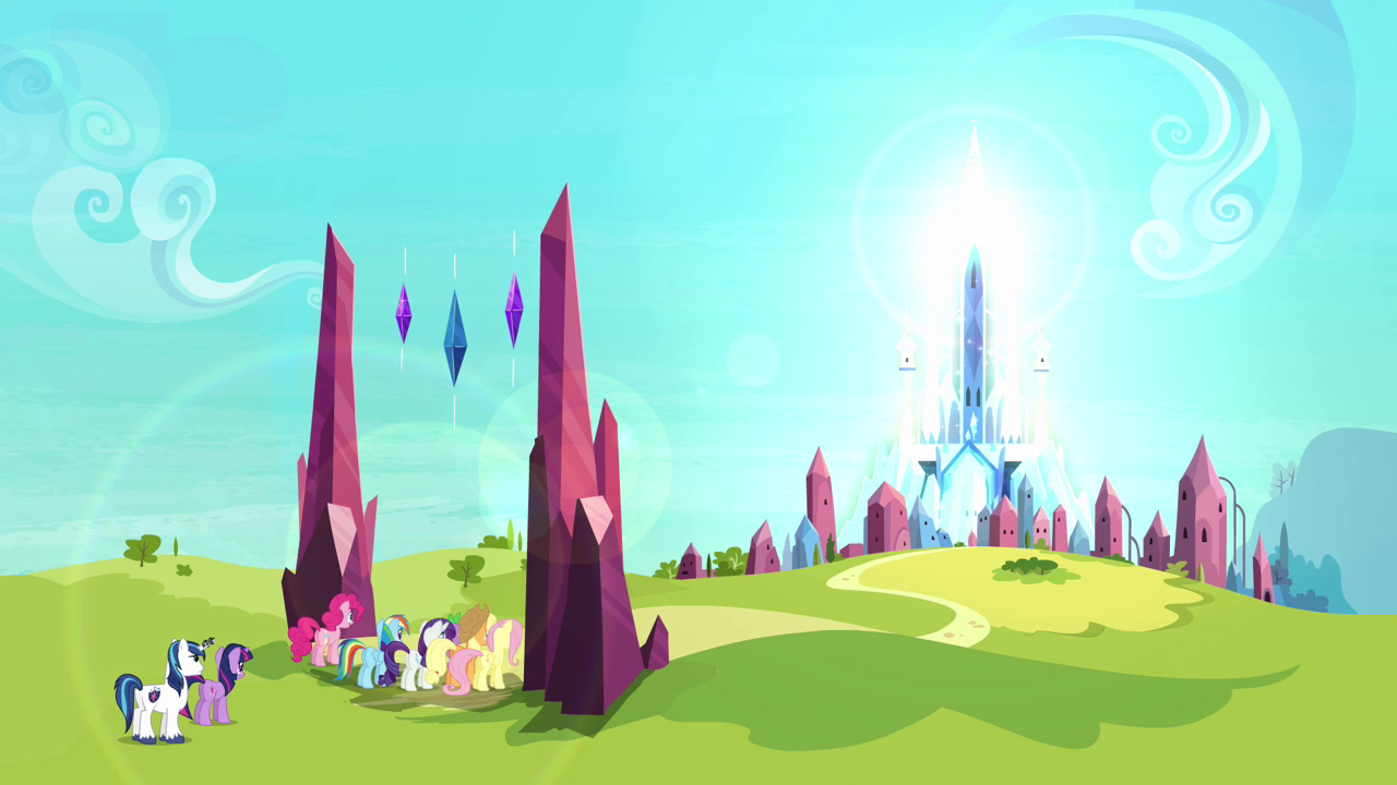 little pony crystal empire castle