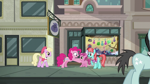 File:Pinkie Pie accosting Ruby Pinch S6E3.png