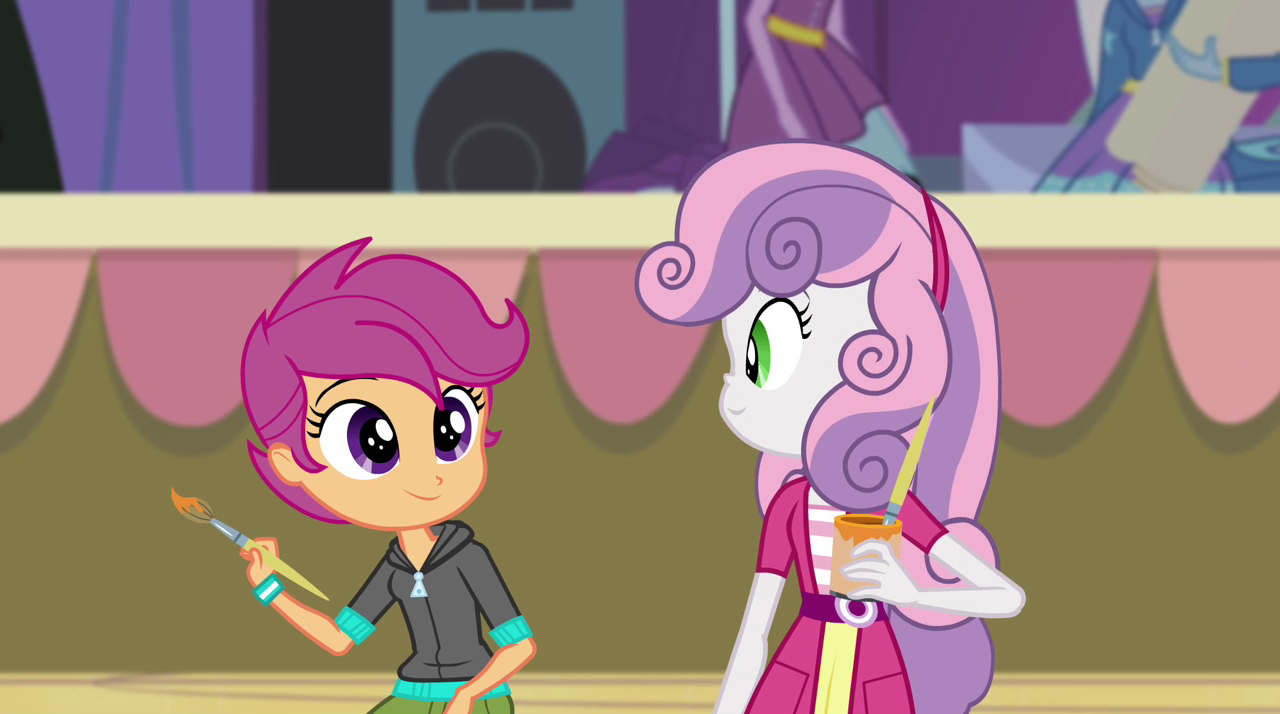 my little pony sweetie belle and scootaloo