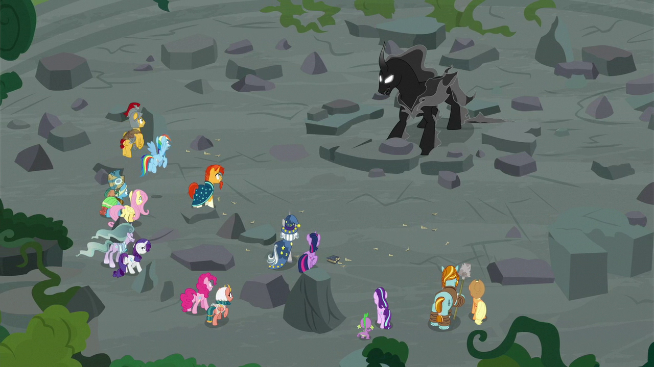 my little pony fighting is magic shadow play