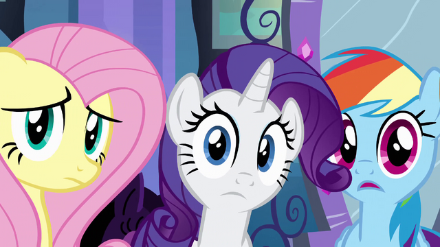 Image - Fluttershy tells Rainbow and Twilight to Stop 