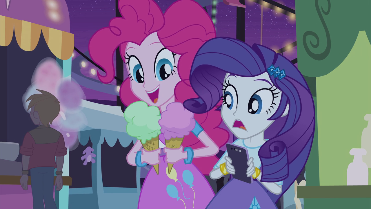 Image Pinkie and Rarity at the carnival EG2 png My Little Pony