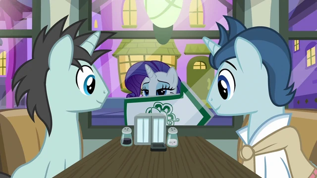 Image Rarity Holding Up An Arrow Sign S6E12 png My Little Pony Friendship Is Magic Wiki 