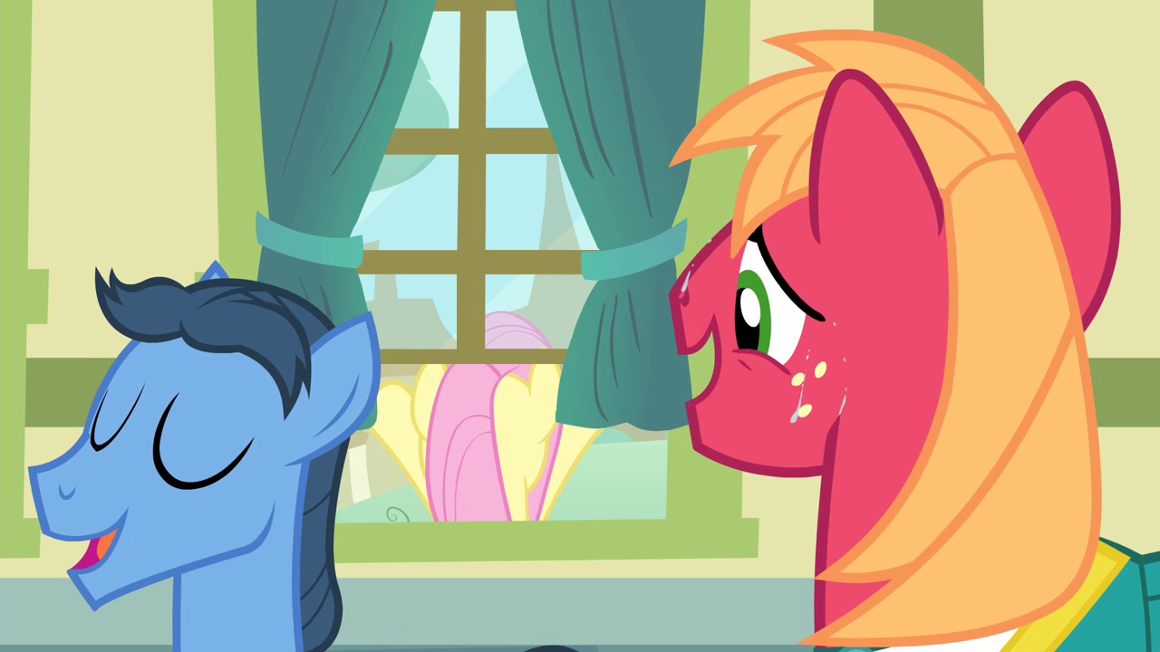 image big mac looking at fluttershy s4e14 png my little pony
