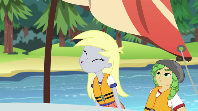 File:Derpy trying to make a breeze with her breath EG4.png