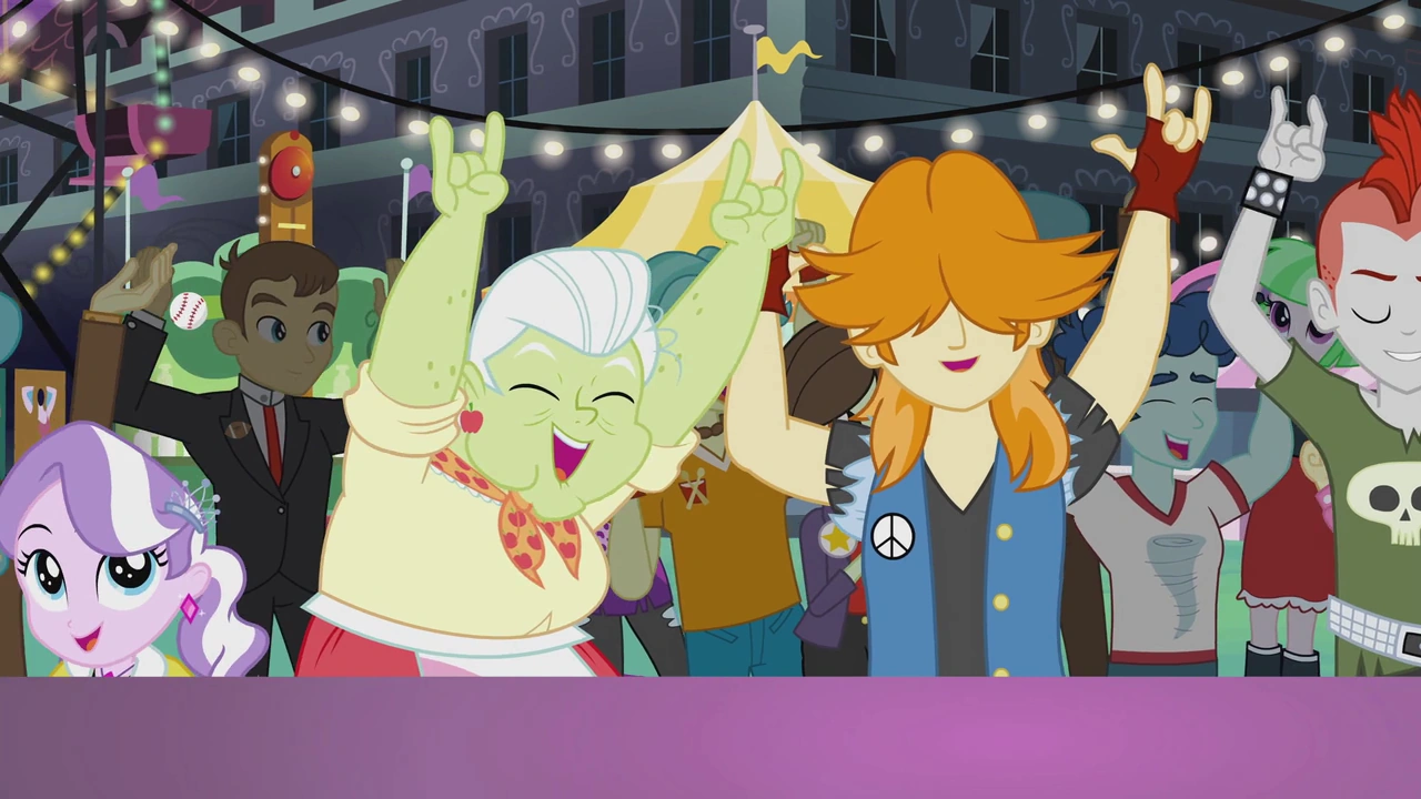 Image Granny Smith rocking out to the music EG2.png My Little Pony