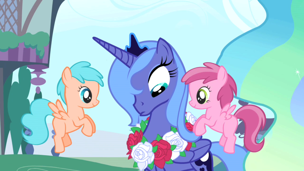 image princess luna wreath pegasus foals s1e02 png my little