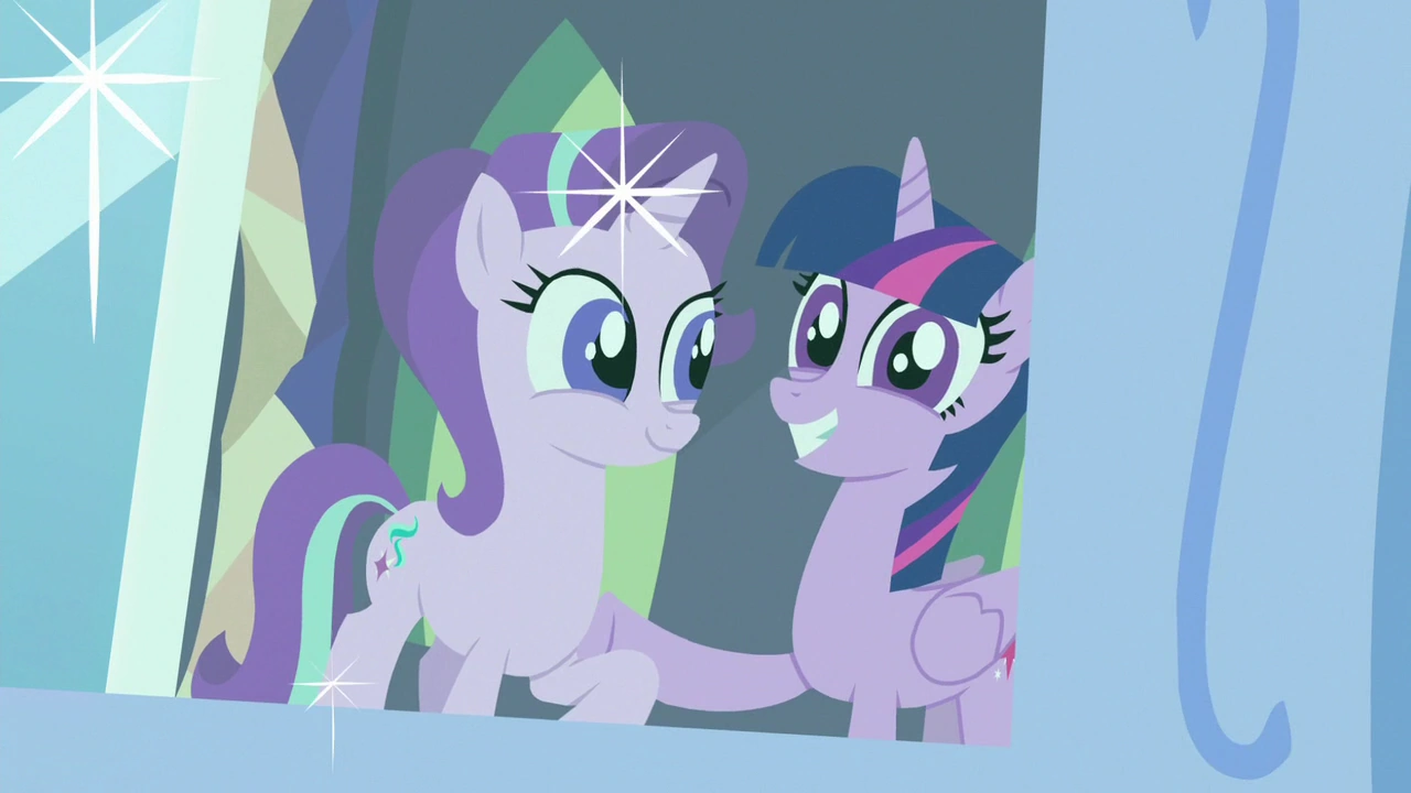 Image - Photograph of Starlight and Twilight S7E1.png | My Little Pony
