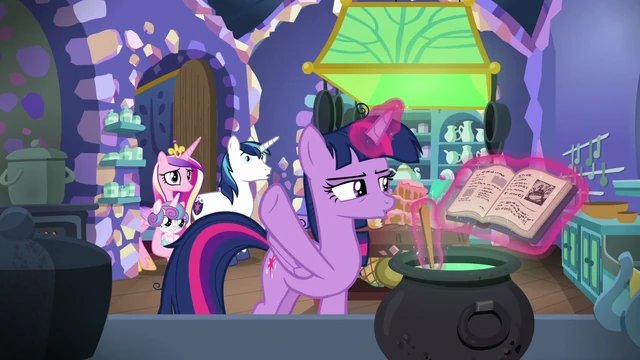 File:Twilight Sparkle shushing Shining Armor MLPBGE.png
