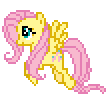 FANMADE Fly fluttershy left
