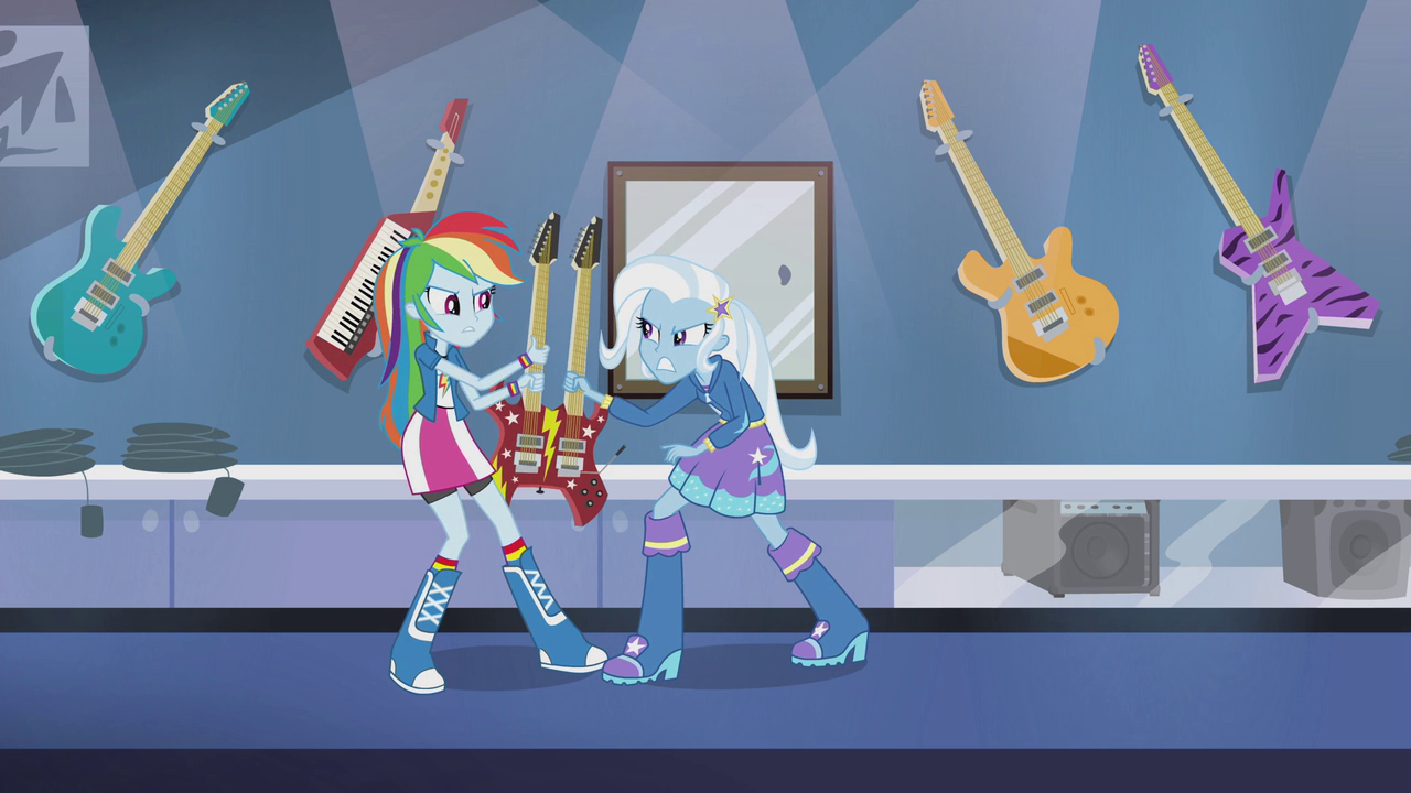 rainbow dash and trixie