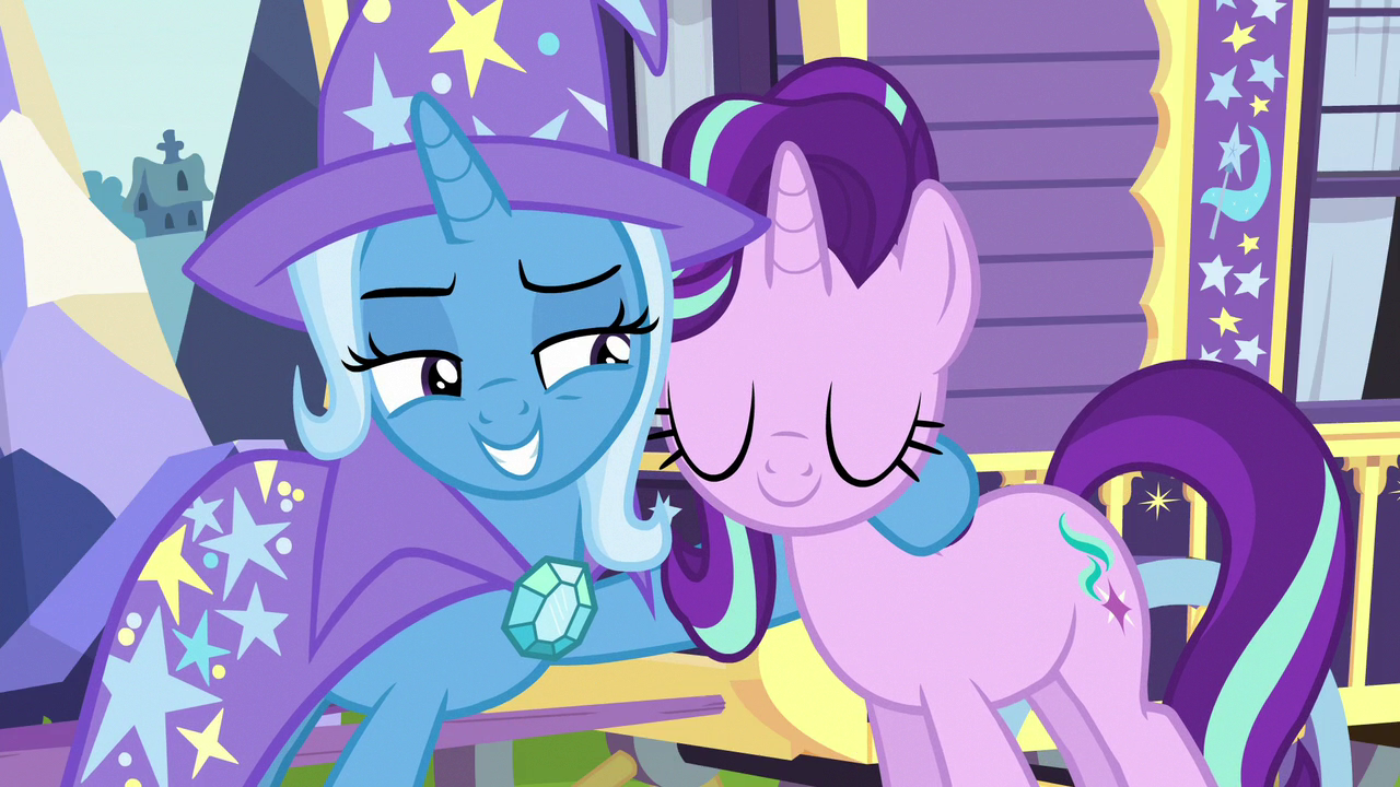 Изображение Trixie and Starlight Glimmer best of friends S6E25.png Дружба это Чудо Вики