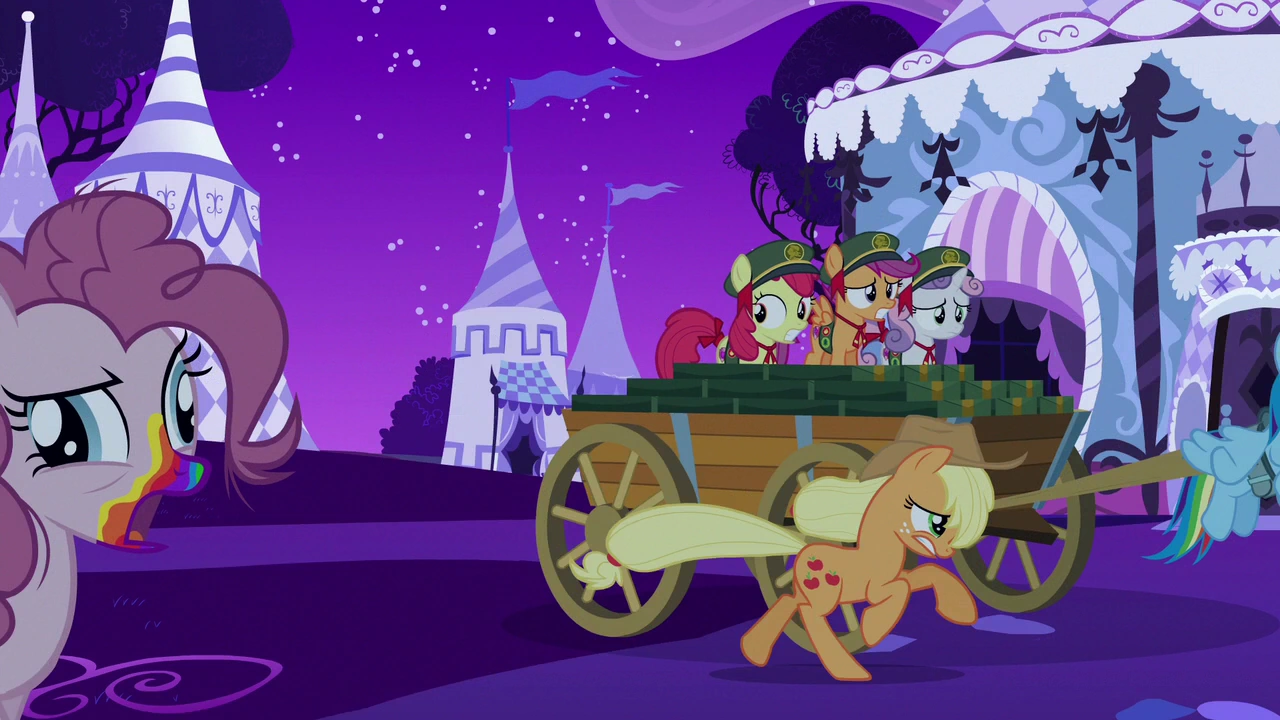 Image Rainbow And Friends Flee From Zombies S6E15 png My Little Pony Friendship Is Magic 