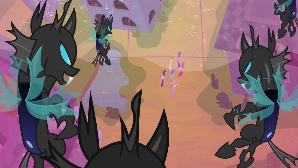 Image Changelings looking at main 6 running S2E26.png My Little
