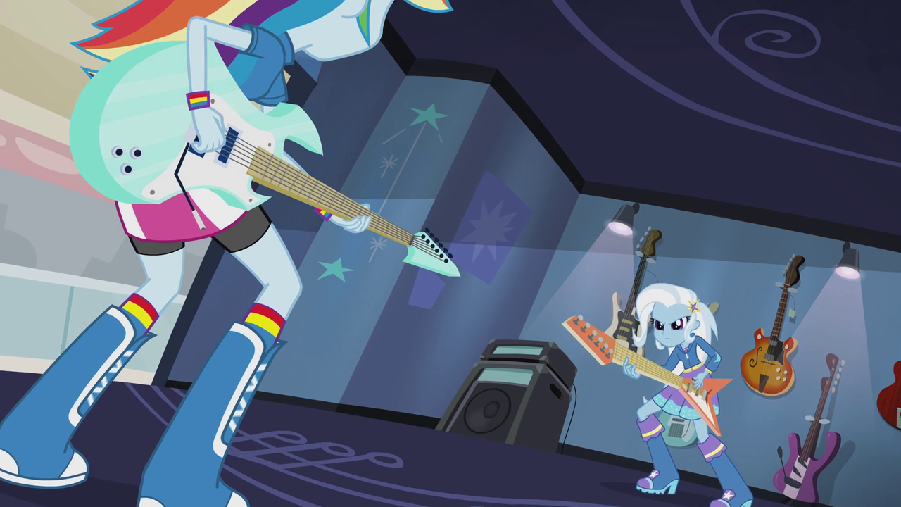rainbow dash and trixie