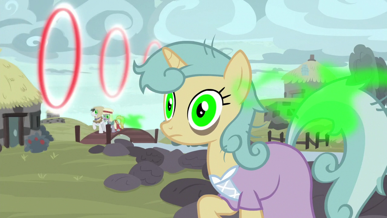 Image - Ponies falling under the Sirens' spell S7E26.png