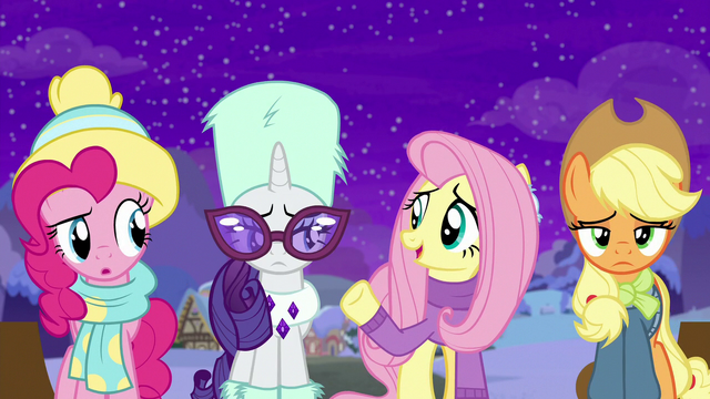 File:Fluttershy "how did everypony's shopping go?" MLPBGE.png