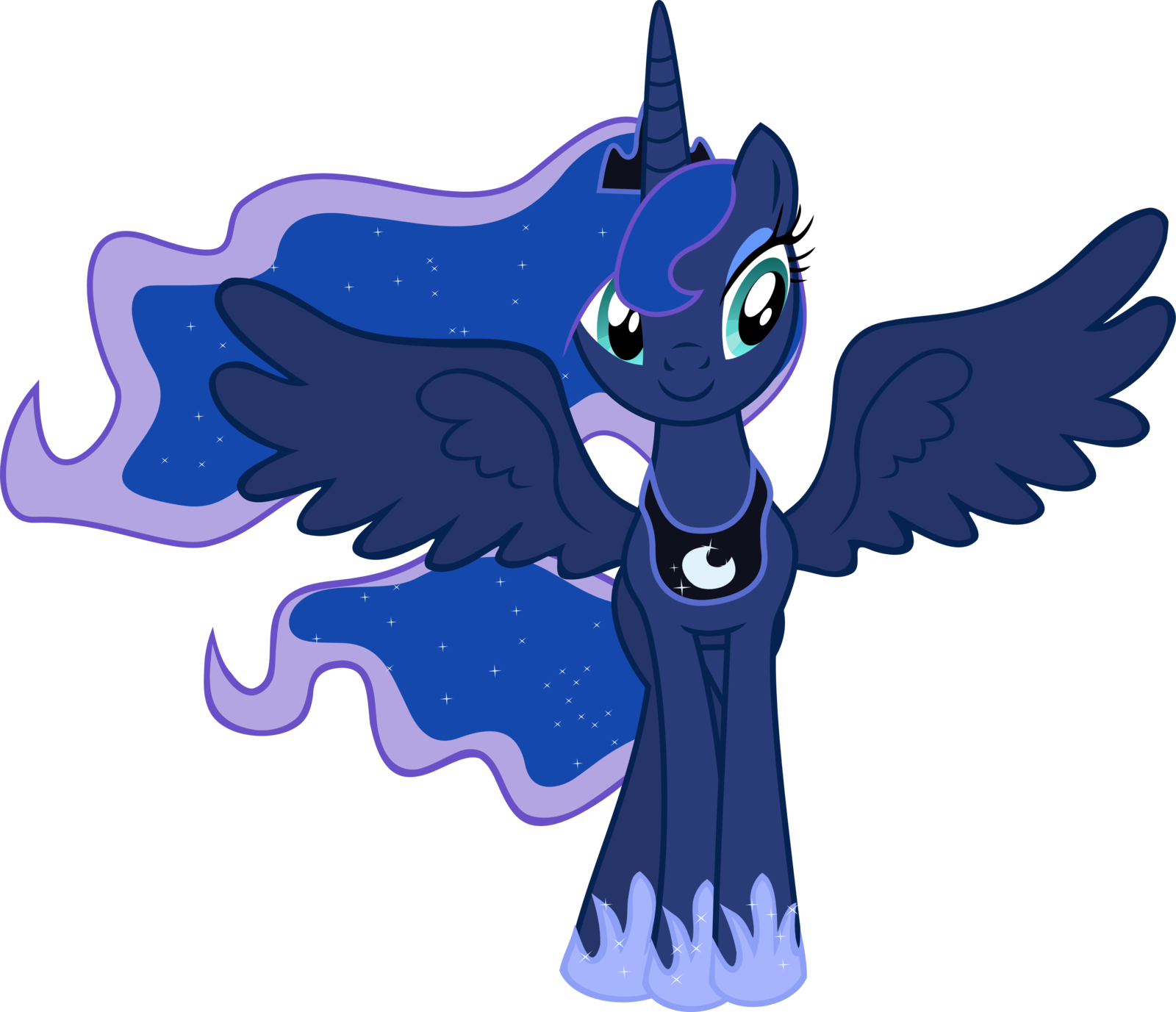 Image - FANMADE Princess Luna transparent.png | My Little Pony