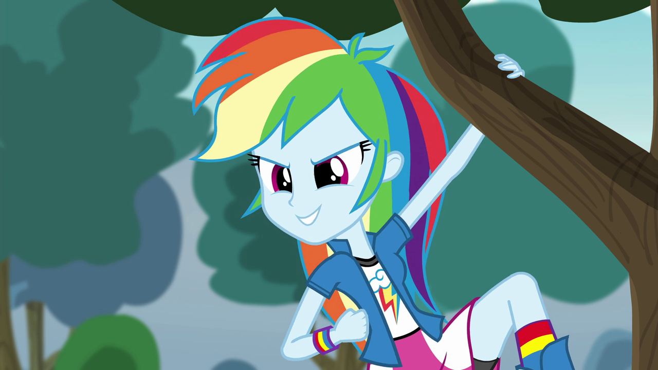 Image Rainbow Dash checks out the competition EG3.png My Little