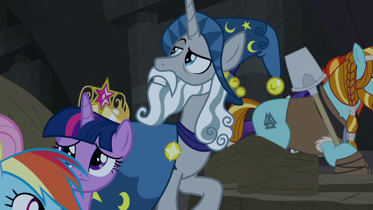 Image - Twilight and Star Swirl hear Pony of Shadows laugh S7E26.png | My Little Pony Friendship ...