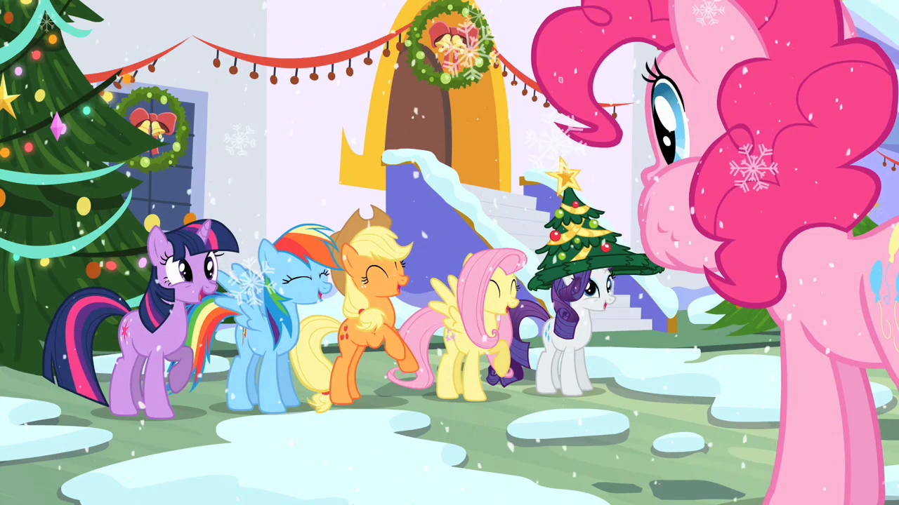 Image Ponies laughing S2E11.png My Little Pony Friendship is Magic