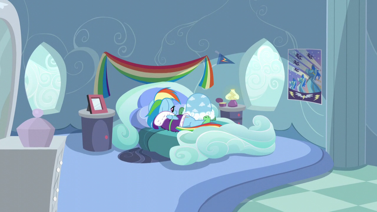 Image Rainbow Dash Sulking In Her Room S5e5 Png My Little Pony Rainbow Dash Sulking In Her Room S5e5 Png