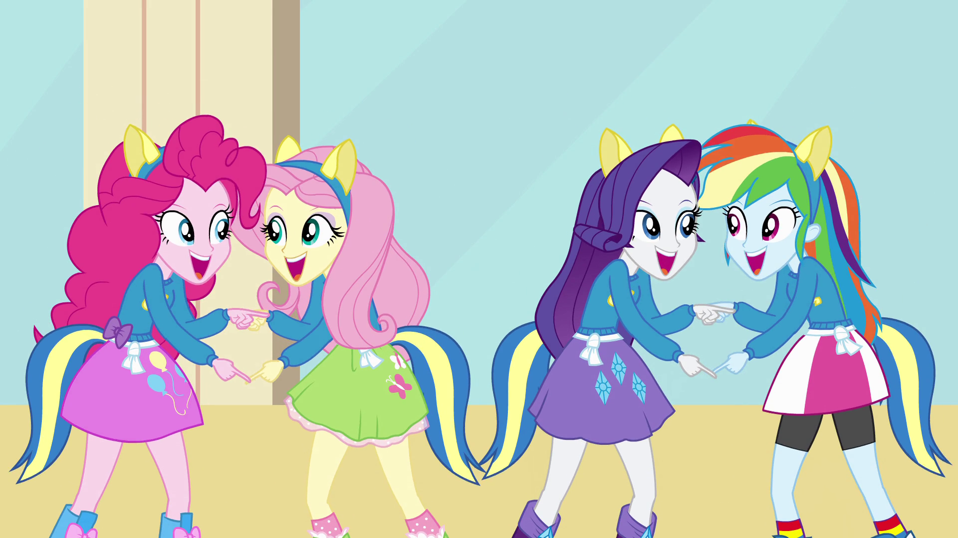 Image - Girls dancing 2 EG.png | My Little Pony Friendship ...