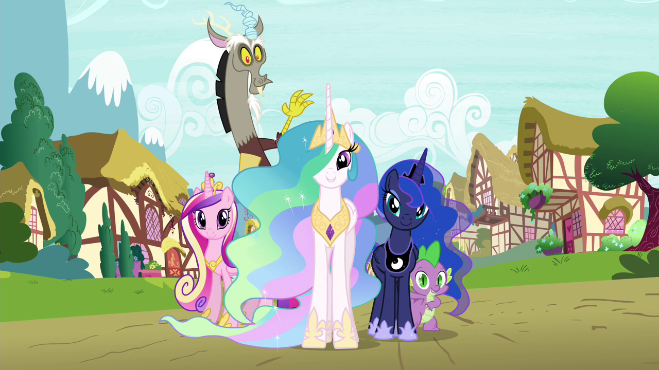 Mlp Przyjaźń To Magia Sezon 4 Obraz - S04E26 Księżniczki, Spike i Discord.png | My Little Pony
