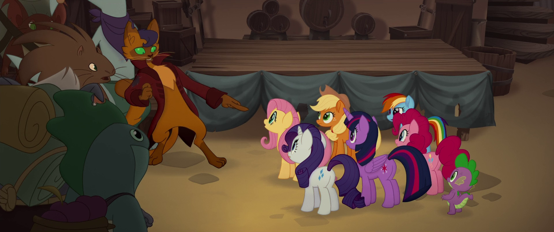 Image - Capper pointing at the Mane Six's colors MLPTM.png 
