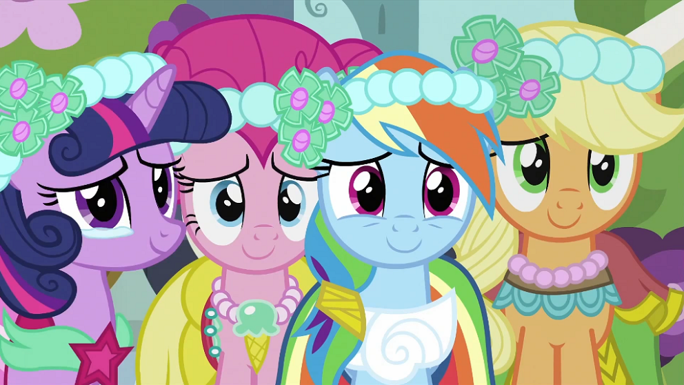 Image - Twilight, Pinkie, Rainbow and Applejack S2E26.png 