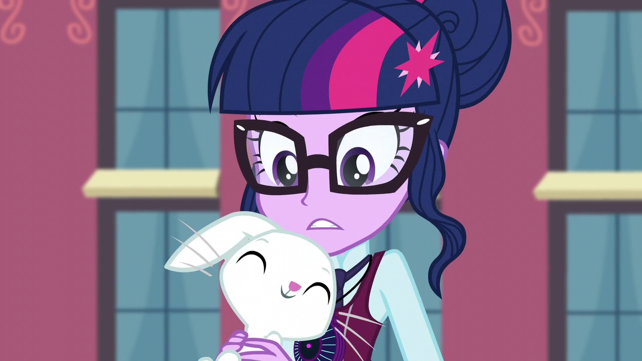 Image - Angel nuzzling Twilight Sparkle EG3.png | My Little Pony ...