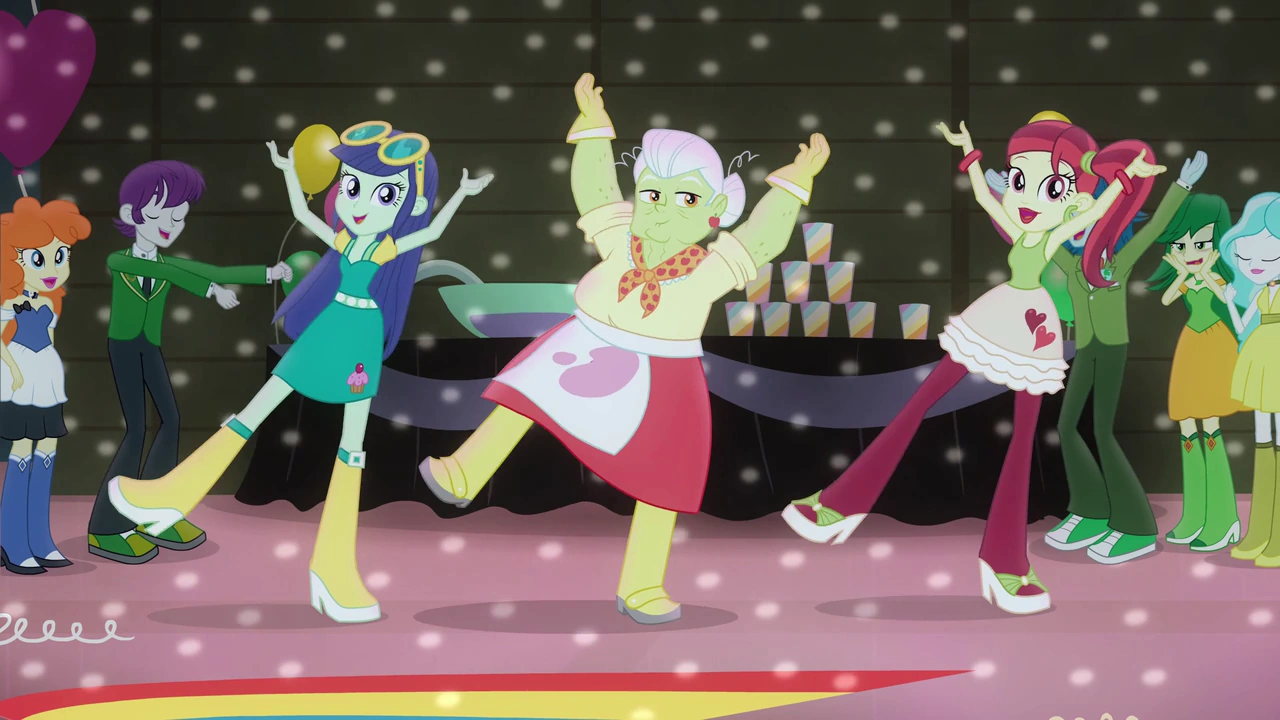 Image Granny Smith and students dancing EG2.png My Little Pony