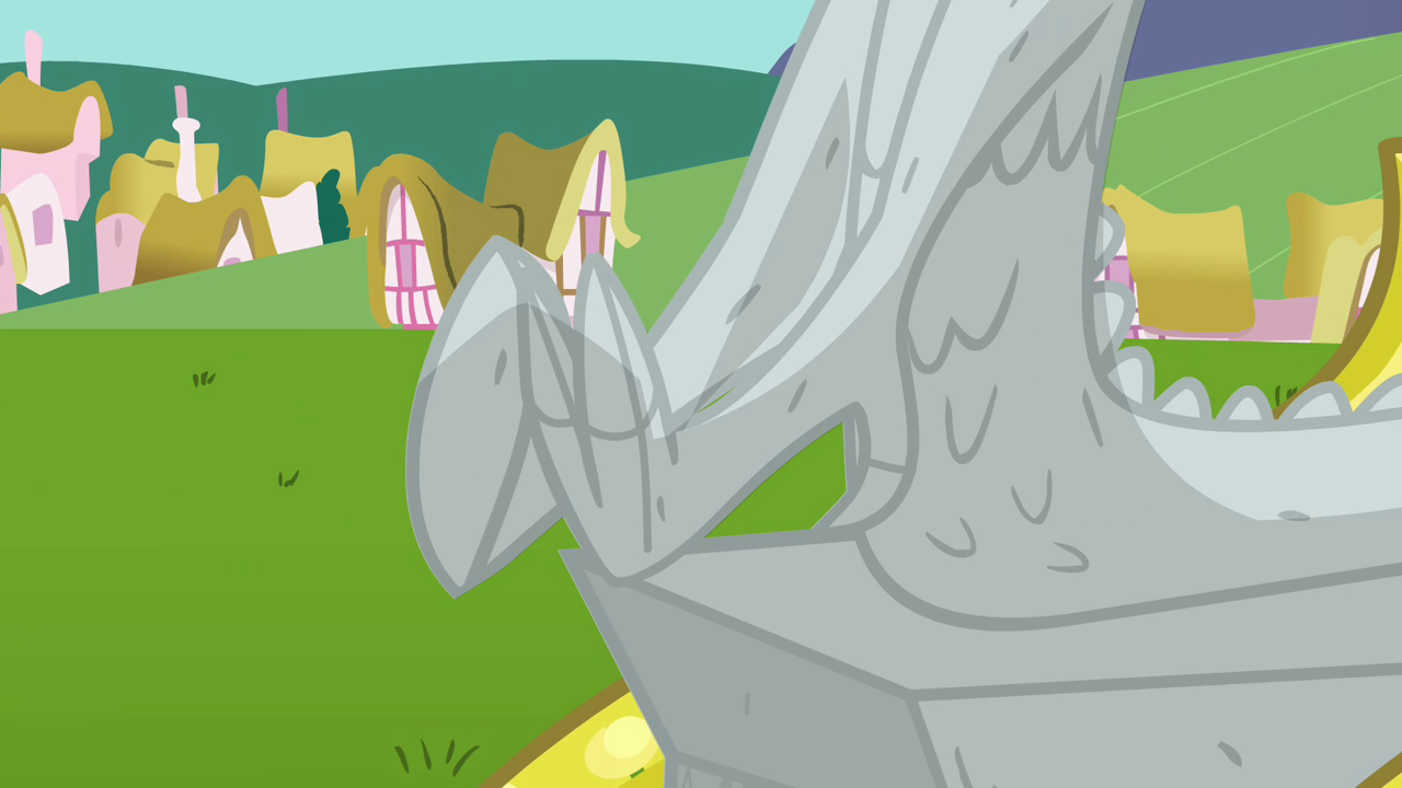Image Discord's stone feet S03E10.png My Little Pony Friendship is