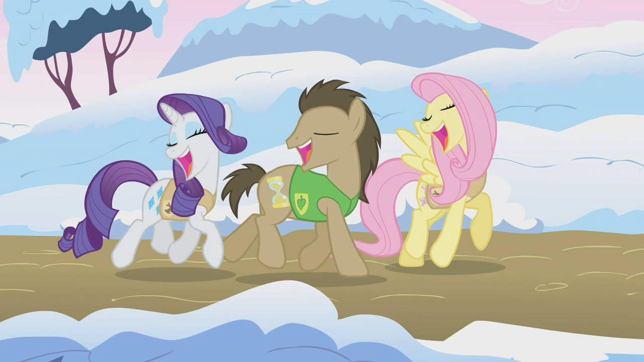 Image Ponies singing Winter Wrap Up S1E11.png My Little Pony