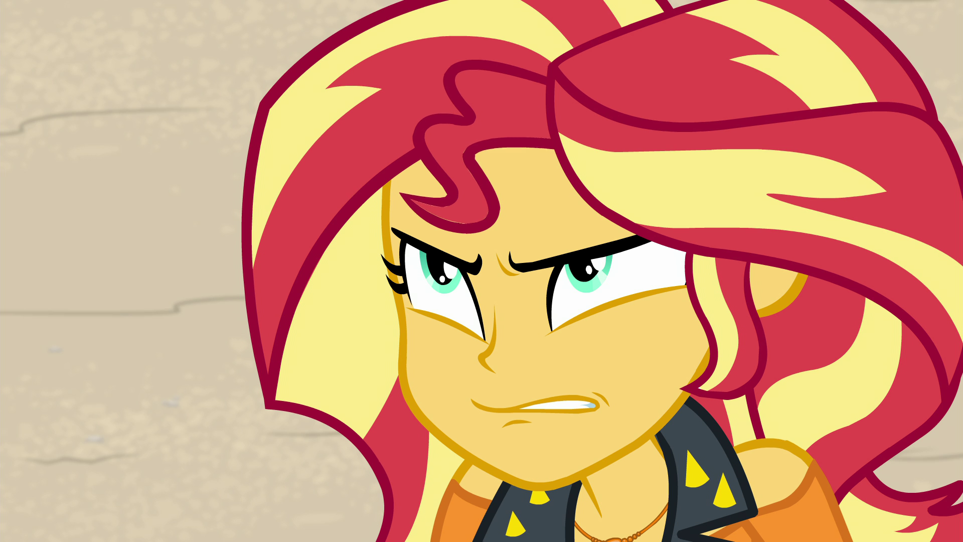 Image Sunset Shimmer glaring at Trixie EGFF.png My Little Pony