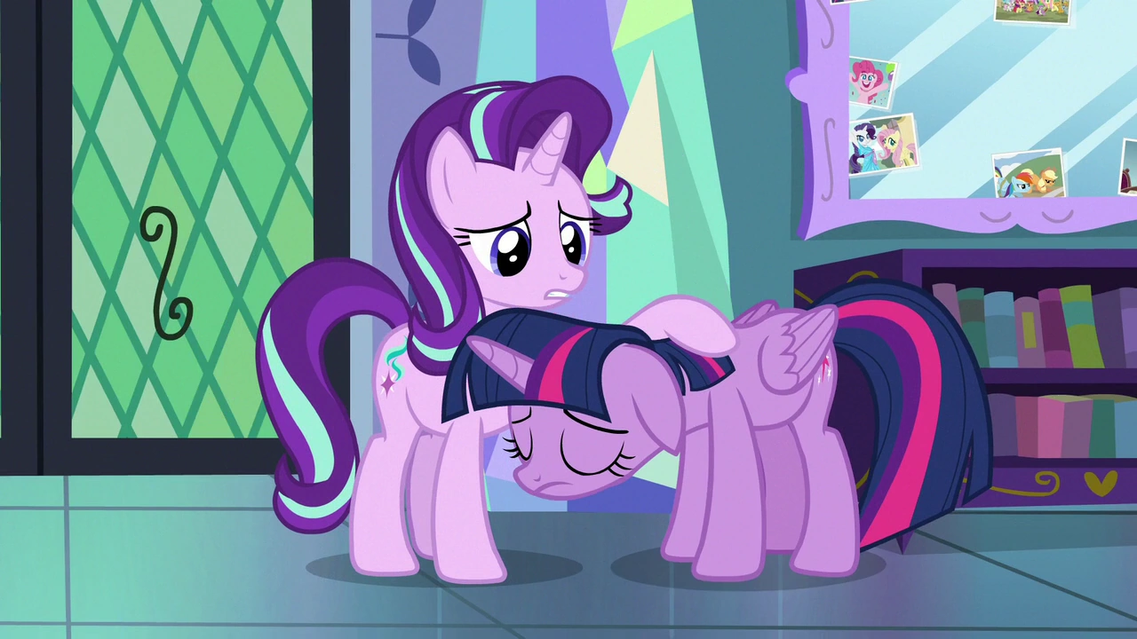Image - Starlight Glimmer consoling Twilight Sparkle S7E14.png | My