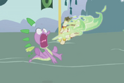639px-Spike hiccuping scrolls away s01e05