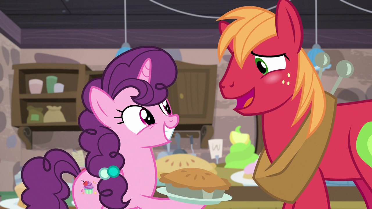 Image result for big macintosh and sugar belle"