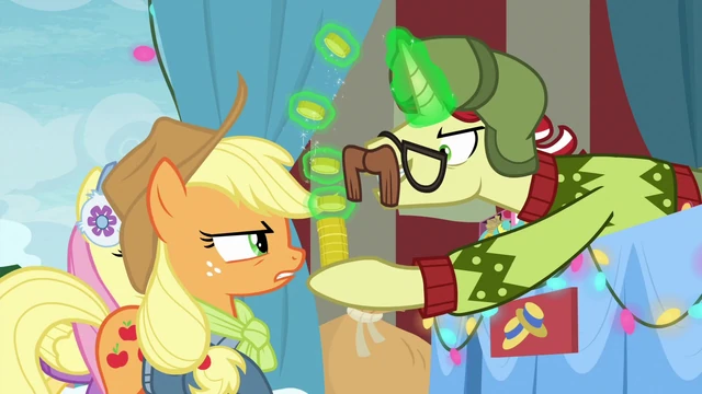 File:Flam holding a stack of bits MLPBGE.png