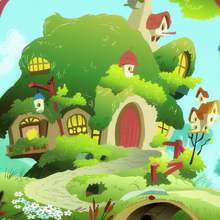 my little pony fluttershy cottage